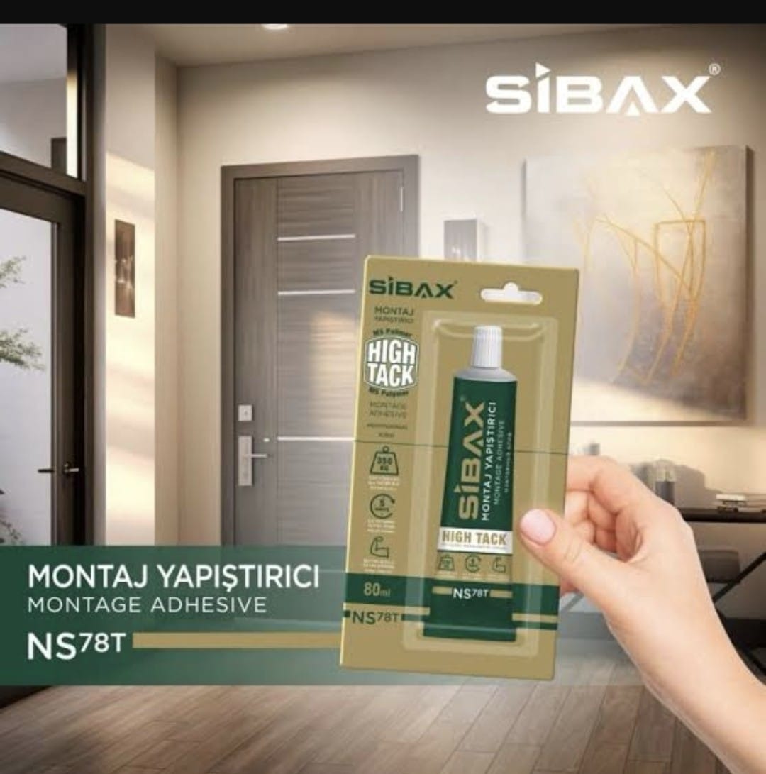 SİBAX NS78 HIGHTACAK TÜP MONTAJ YAPIŞTIRICI 80 ML 
